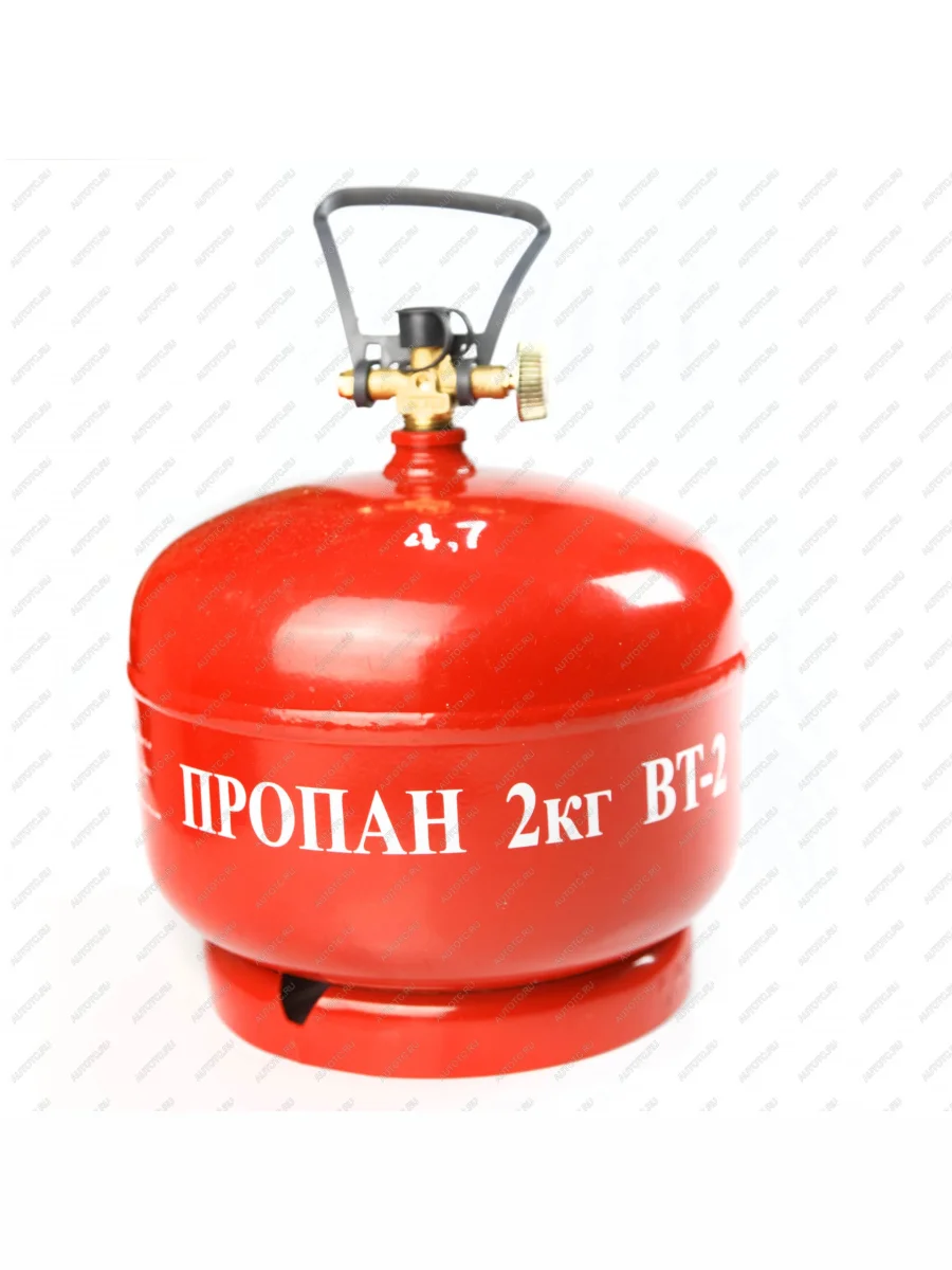 Баллон газовый стальной GZWM LPG BT-2, 4,8 л. Grotkuv (РП) GZWM lpg-bt-2  с доставкой в г. Керчь