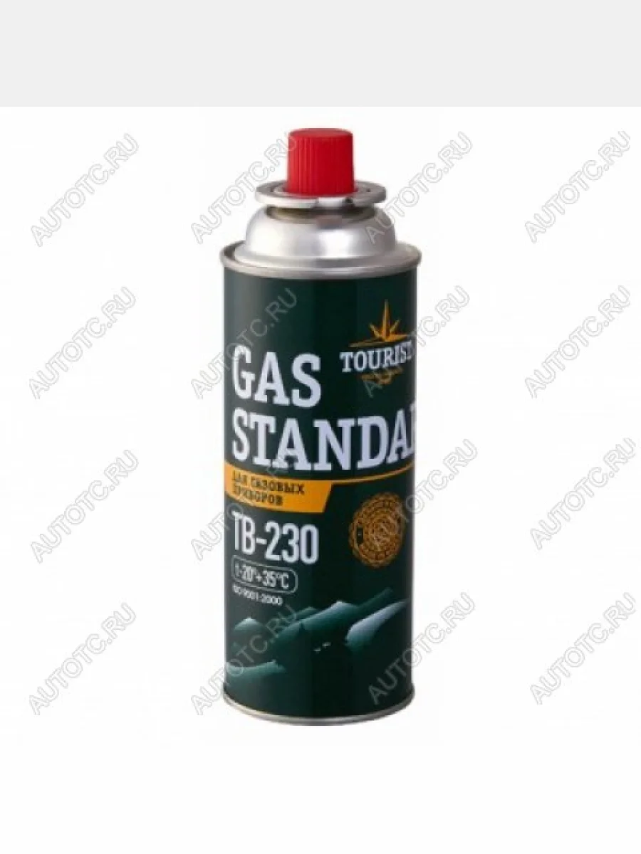 Баллон газовый цанговый TOURIST STANDARD для портативных приборов 230 г. TOURIST tb-230  с доставкой в г. Керчь