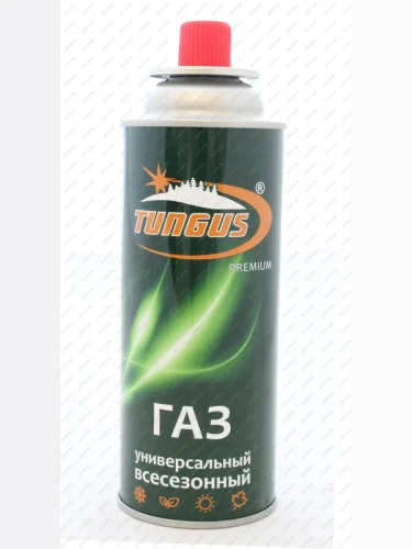 Баллон газовый цанговый TUNGUS Premium 220 гр. СЛЕДОПЫТ tn-fg-220