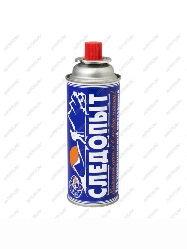 Баллон газовый цанговый СЛЕДОПЫТ 220 гр всесезонный СЛЕДОПЫТ pf-fg-220r