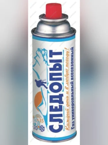 Баллон газовый цанговый СЛЕДОПЫТ 220 гр всесезонный Корея СЛЕДОПЫТ pf-fg-220