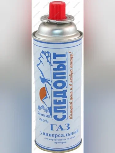 Баллон газовый цанговый СЛЕДОПЫТ 220 гр зимний СЛЕДОПЫТ pf-fg-220w