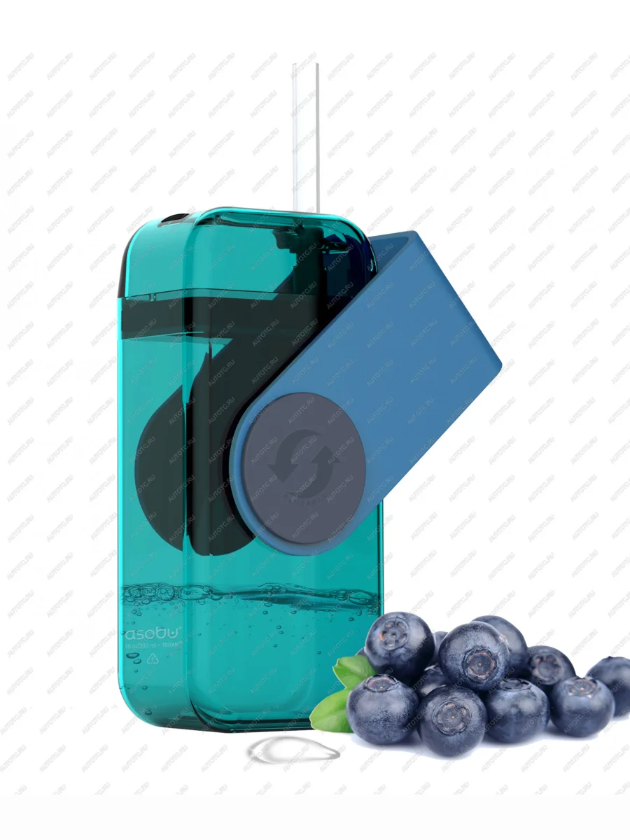 Бутылка JUICY DRINK, 290 мл, бирюзаголубой ASOBU jb300.17-blue  с доставкой в г. Керчь