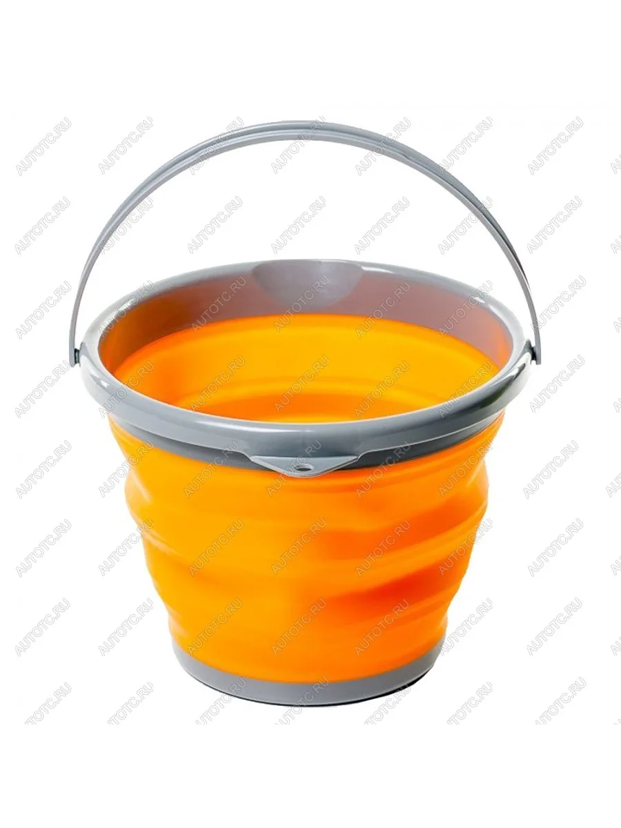 Ведро складное силиконовое Tramp 5 л (оранжевый) TRAMP trc-092-or  с доставкой в г. Керчь