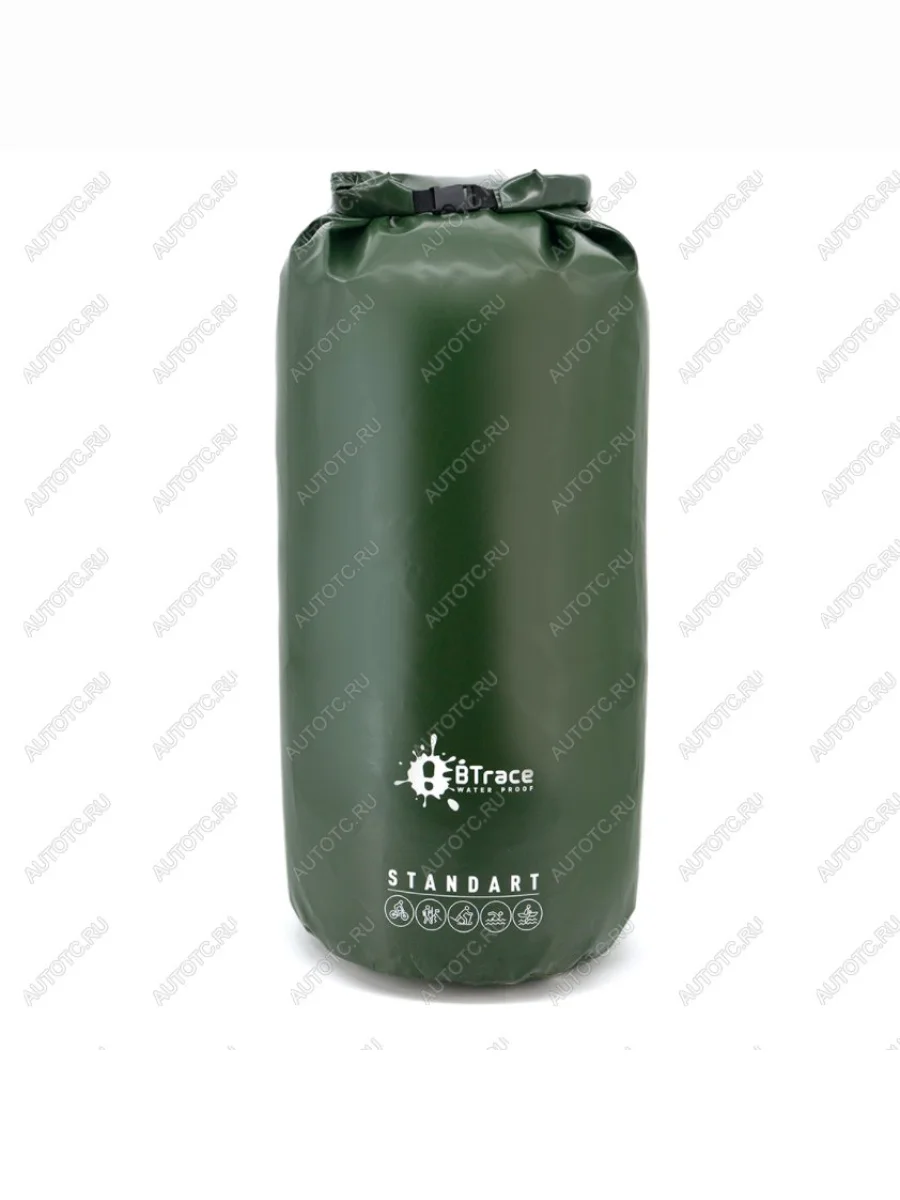 Гермомешок BTrace стандарт ПВХ 70 л (Хаки) BTrace a0369-gr  с доставкой в г. Керчь