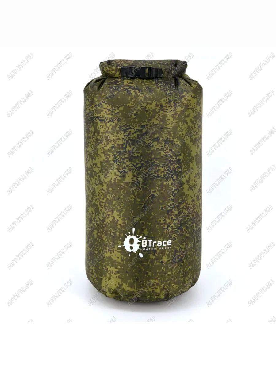 Гермомешок BTrace тканевый Light 32л Таффета Рип Стоп (камуфляж цифра) BTrace a0360-kmf  в Воронеже Воронежской области