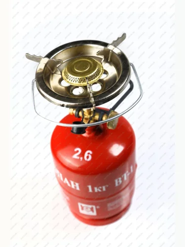 Горелка газовая одноконфорочная туристическая, диаметр 164 мм Grotkuv (РП) GZWM gucio-m