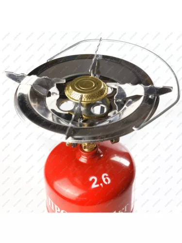 Горелка газовая одноконфорочная туристическая, диаметр 220 мм Grotkuv (РП) GZWM gucio-d
