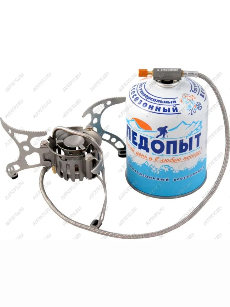 Горелка газовая портативная мультитопливная СЛЕДОПЫТ "Огонь Прометея-1" (улучшенный насос+чехол) СЛЕДОПЫТ pf-gsp-m02m  с доставкой в г. Керчь