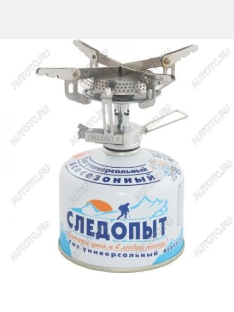 Горелка газовая портативная СЛЕДОПЫТ "Маленький костерок" резьбовой баллон СЛЕДОПЫТ pf-gsp-s03  с доставкой в г. Керчь