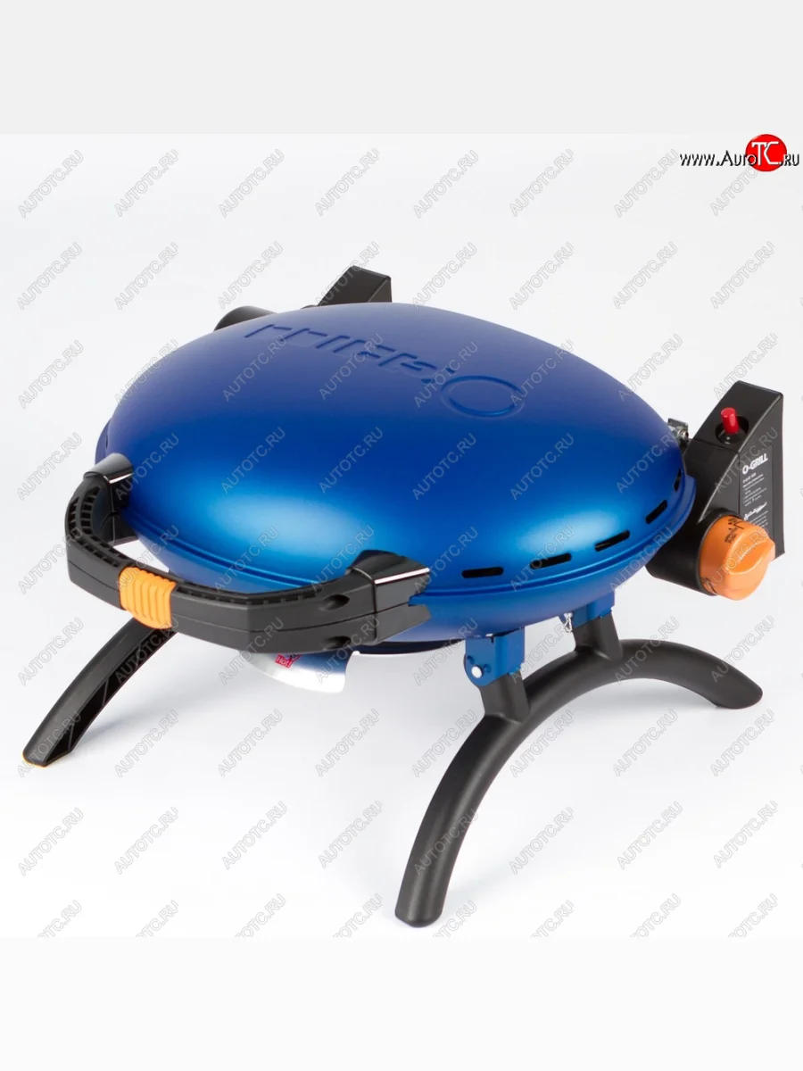 Гриль газовый O-GRILL 500 синий (в комплекте адаптер тип А) + подарок - шланг для бытового баллона O-GRILL 500-blue  с доставкой в г. Керчь