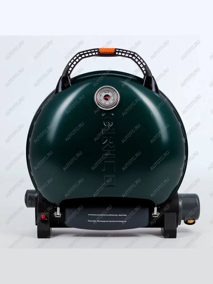 Гриль газовый O-GRILL 700T bicolor черный-зеленый (в комплекте адаптер тип А) O-GRILL 700t-green  с доставкой в г. Керчь