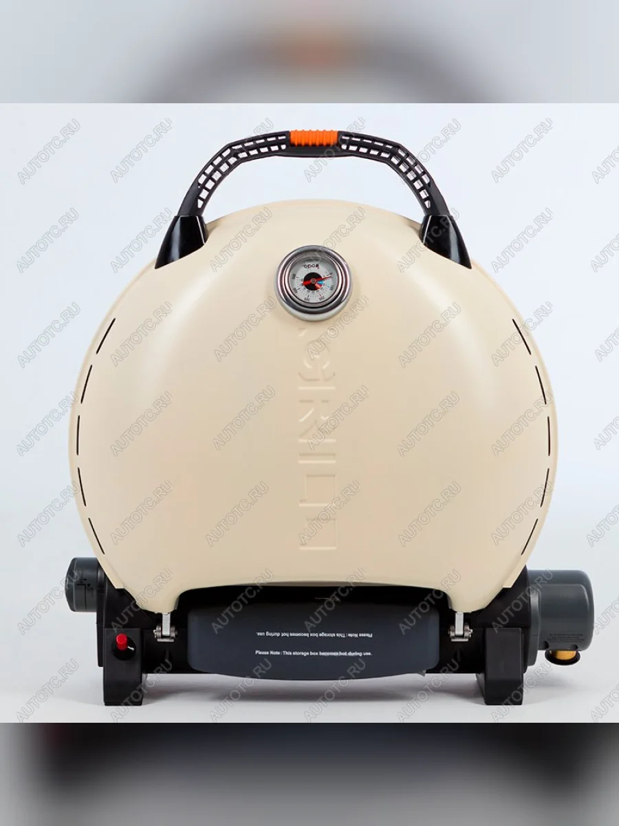 Гриль газовый O-GRILL 700T bicolor черный-кремовый (в комплекте адаптер тип А) O-GRILL 700t-cream  с доставкой в г. Керчь
