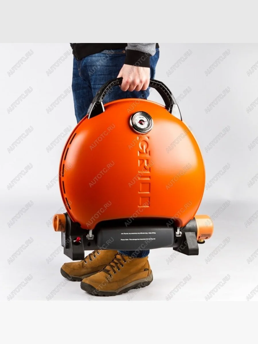 Гриль газовый O-GRILL 700T оранжевый (в комплекте адаптер тип А) O-GRILL 700t-orange  с доставкой в г. Керчь