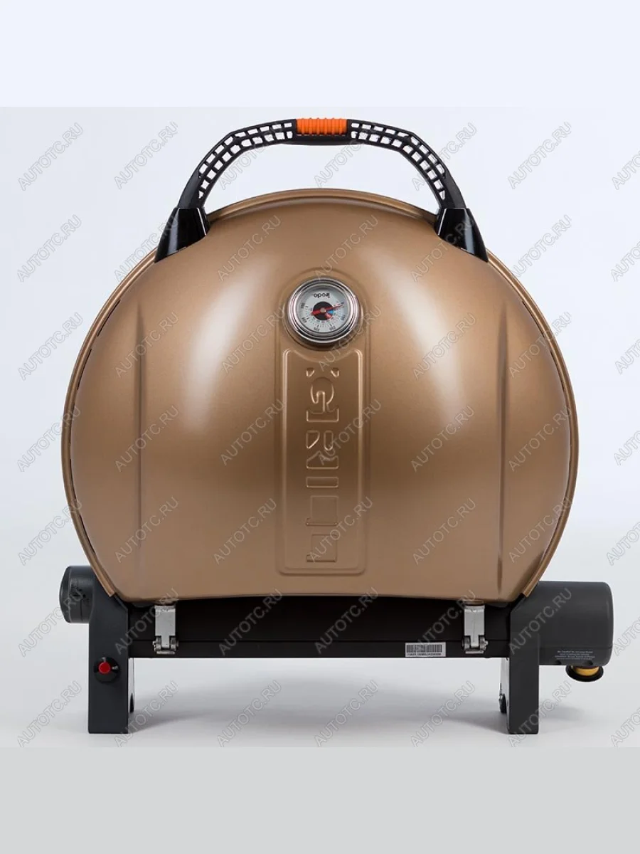 Гриль газовый O-GRILL 900МT bicolor черный-золотистый (в комплекте адаптер тип А) O-GRILL 900mt-gold  с доставкой в г. Керчь