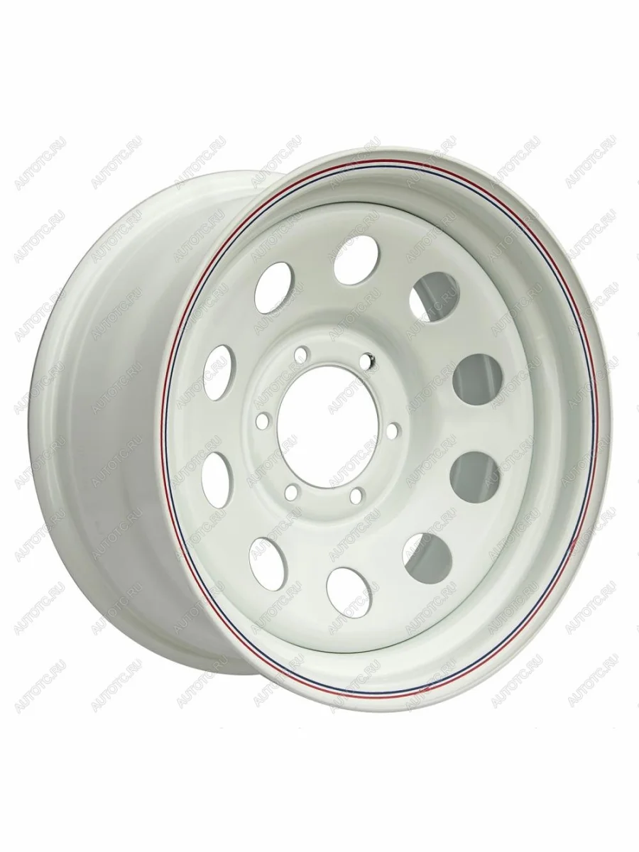 Диск усиленный стальной (6x139,7 8xR16 d110 ET+10) OFF-ROAD Wheels  Mitsubishi L200 (1996-2005), Nissan Patrol (1987-2010), Toyota Land Cruiser (1989-1997) (белый)  в Воронеже Воронежской области