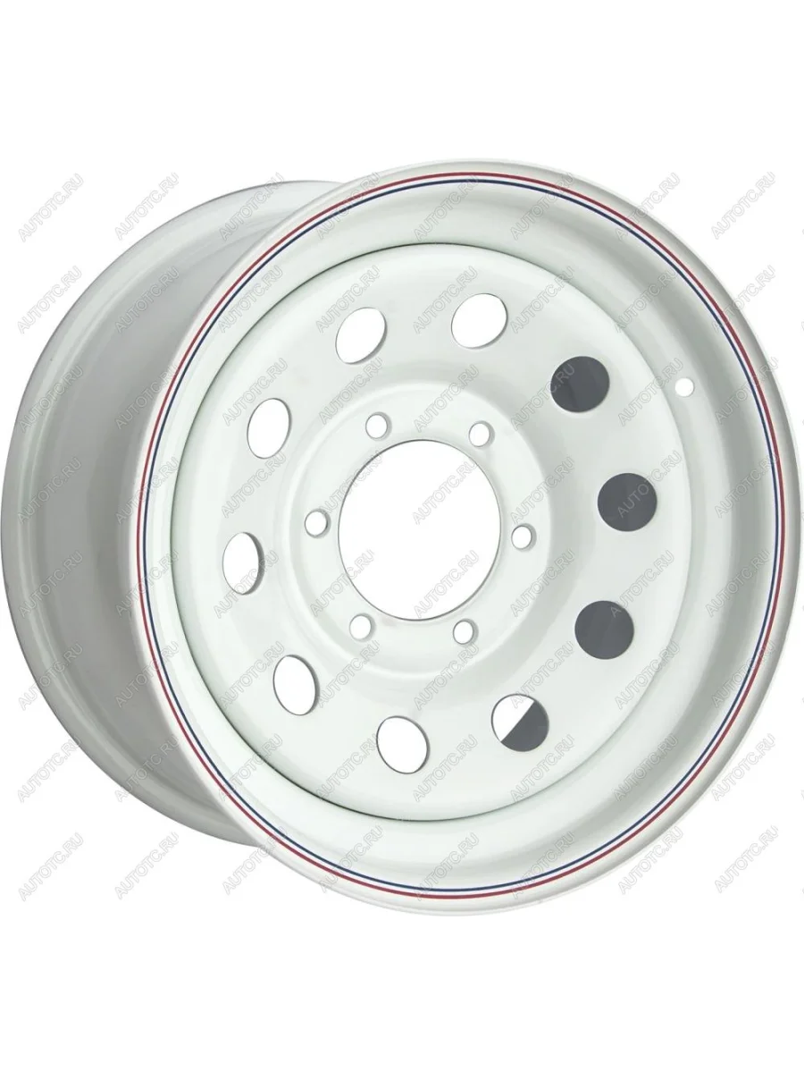 Диск усиленный стальной белый (6x139,7 8xR16 d110 ET+30) OFF-ROAD Wheels  Mitsubishi L200 (2005-2006) 3 K74T (белый)  в Воронеже Воронежской области
