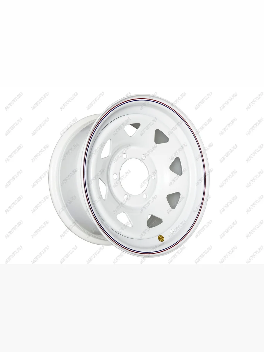 Диск усиленный стальной (6x139,7 8xR16 d110 ET+10) (треугольник) OFF-ROAD Wheels  Fiat Fullback (2016-2018), Mitsubishi L200 (1996-2005), Mitsubishi Pajero Sport (1996-2004) (белый)  в Воронеже Воронежской области