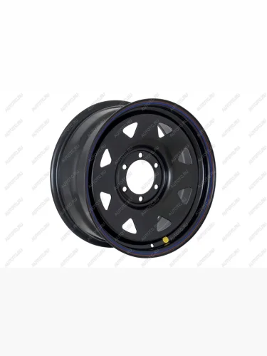 Диск стальной усиленный (6x139,7 8xR18 d110 ET+30) (треугольник) OFF-ROAD Wheels (черный) Mitsubishi L200  3 K6T-K7T (1996-2005), Mitsubishi Pajero Sport  PA (1996-2004), Toyota Land Cruiser  80 (1989-1997)