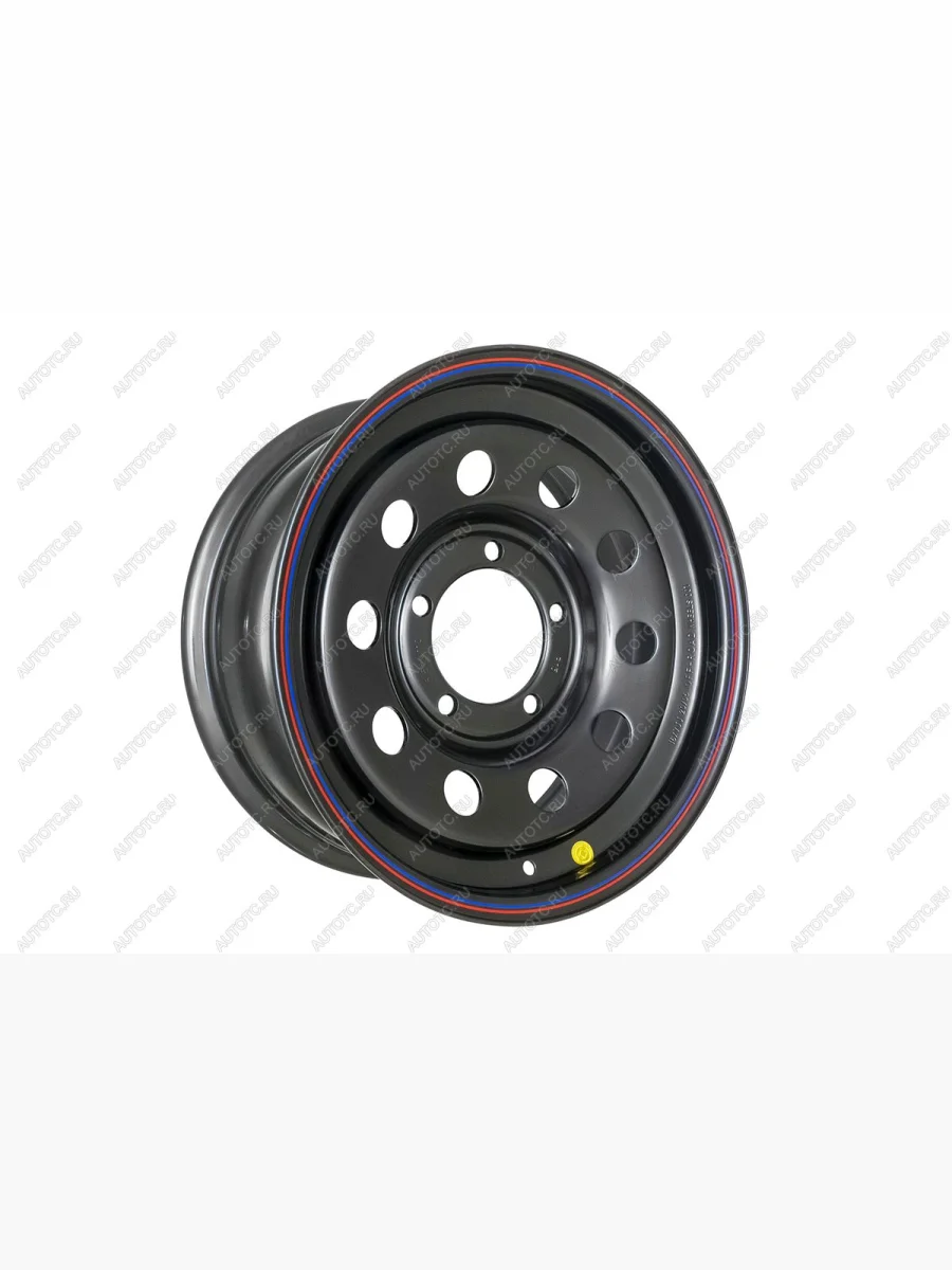 Диск усиленный стальной УАЗ (5x139,7 7xR16 d110 ET+15) OFF-ROAD Wheels  Suzuki Grand Vitara (1997-2005), Suzuki Jimny (1998-2001), Уаз Буханка (1965-2025), Уаз Патриот (2005-2013) (черный)  в Воронеже Воронежской области
