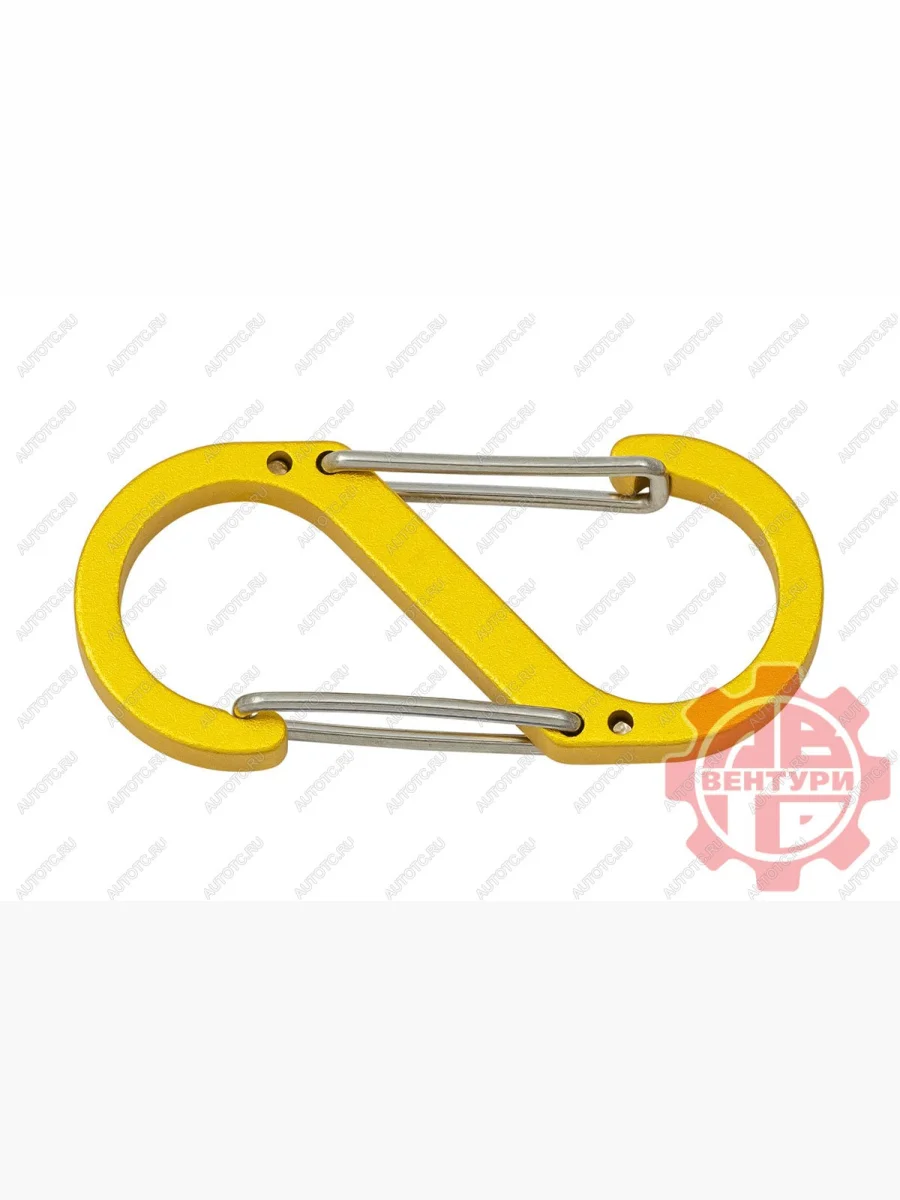 Карабин s-образный 50мм (yellow) CORD crd.s.50.y  в Воронеже Воронежской области