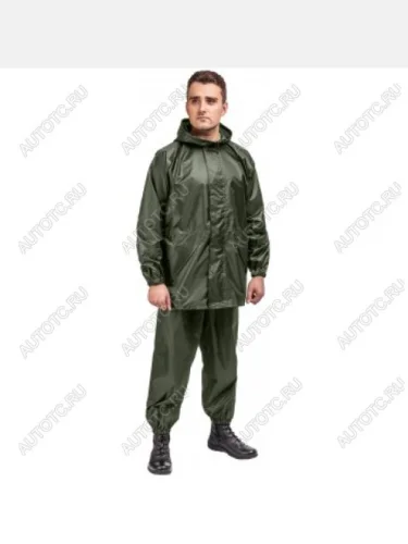 Костюм ветровлагозащитный HELIOS походный, зеленый р.44 HELIOS t-ks-vvz-xs-002