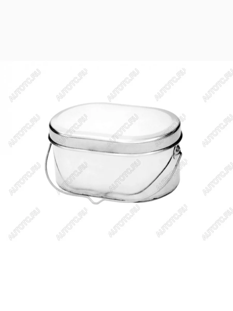 Котелок туристический 1,3 л., низкий, нержавеющая сталь, крышка с ручками Роза Ветров кон-1.3р  с доставкой в г. Керчь