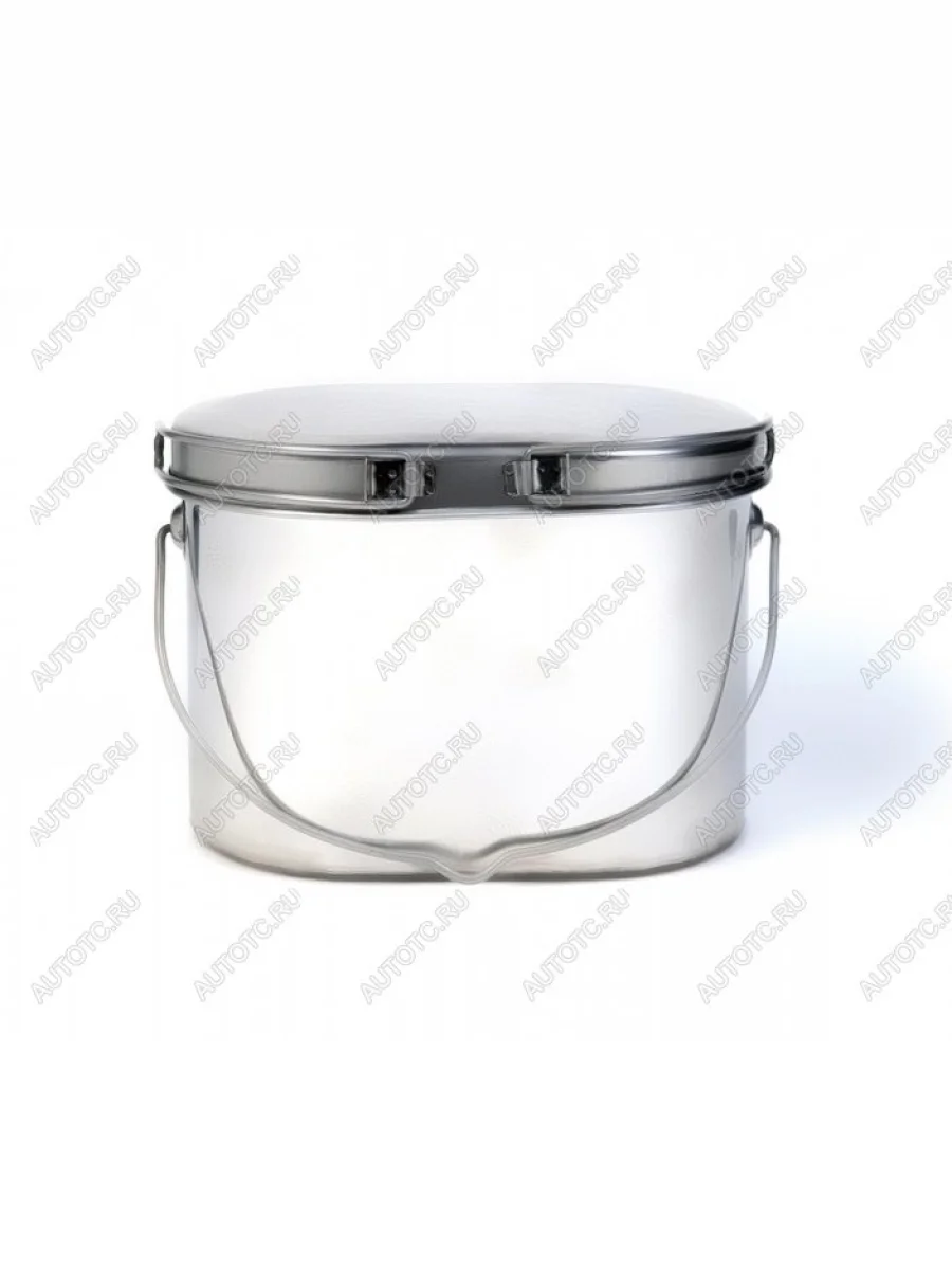 Котелок туристический 3,3 л., низкий, нержавеющая сталь, крышка с ручками Роза Ветров кон-3,3р  с доставкой в г. Керчь