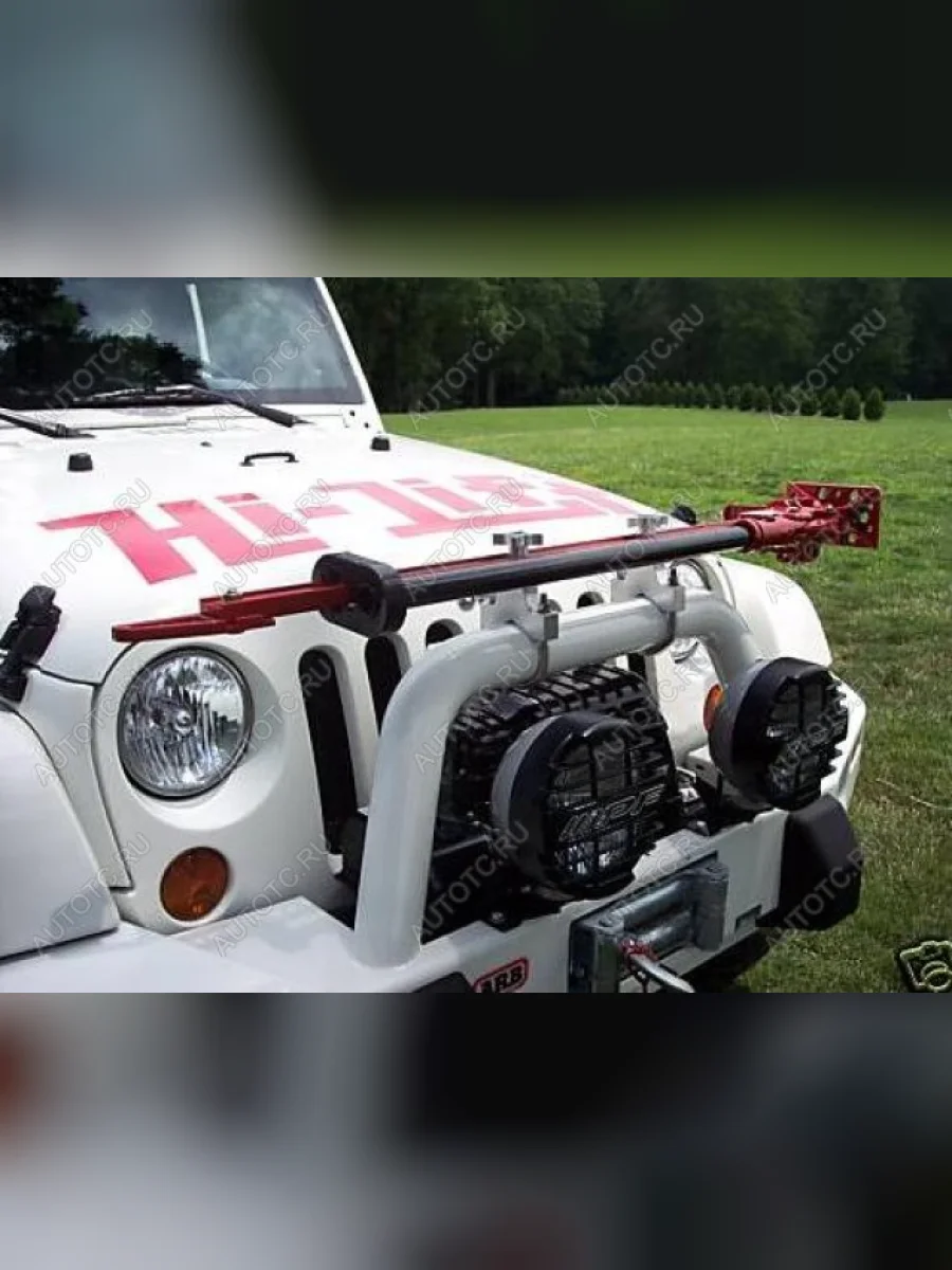 Крепление на трубу кенгурятника для домкрата Hi-Lift 50-80 мм Hi-Lift tm-750  с доставкой в г. Керчь