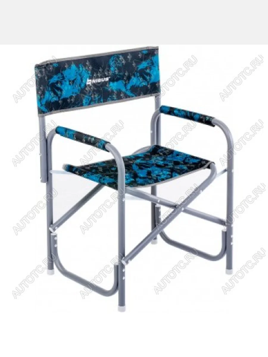 Кресло директорское NISUS Shark без столика (серыйголубой) HELIOS n-dc-95200-s  с доставкой в г. Керчь