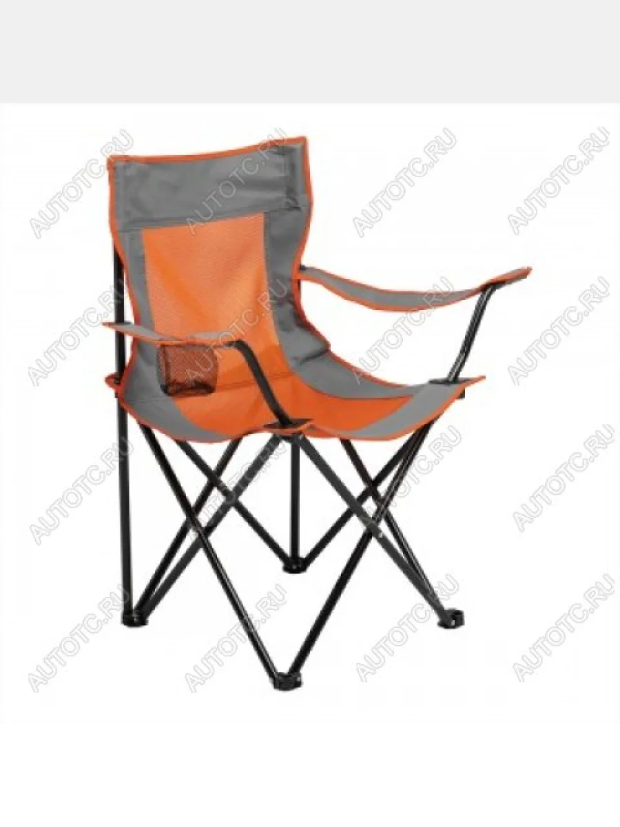 Кресло складное PREMIER туристическое, оранжевыйсерый, нагрузка до 100 кг PREMIER pr-hf10471-10  в Воронеже Воронежской области
