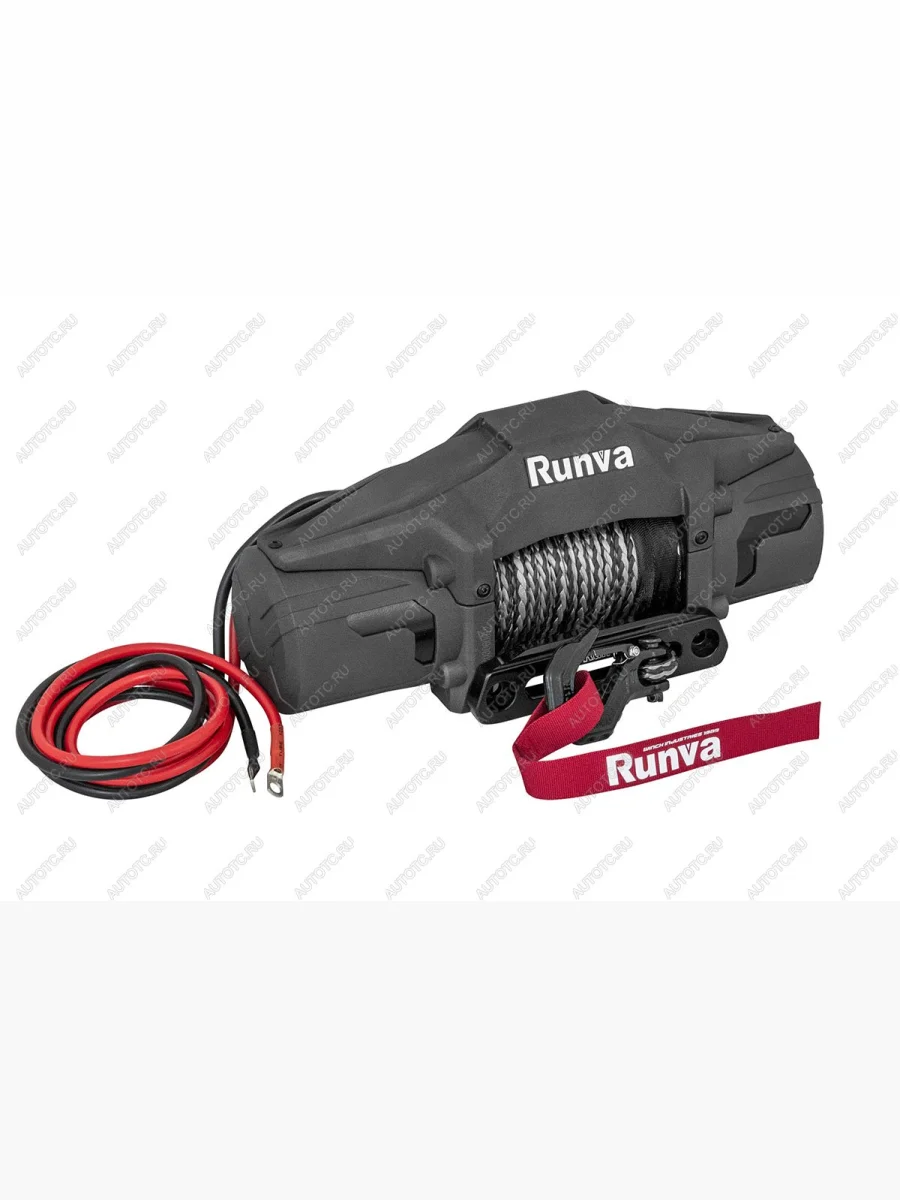 Лебёдка автомобильная электрическая (12V 6000 lbs 2722 кг) RUNVA   (синтетический трос)  в Воронеже Воронежской области