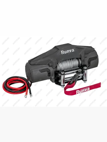 Лебёдка автомобильная электрическая (12V 6000 lbs 2722 кг) RUNVA (стальной трос) GMC Yukon GMT1YC (2020-2025)