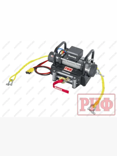 Лебёдка переносная РИФ 8000S c площадкой и проводами (стальной трос) РИФ ewx8000s-kit2