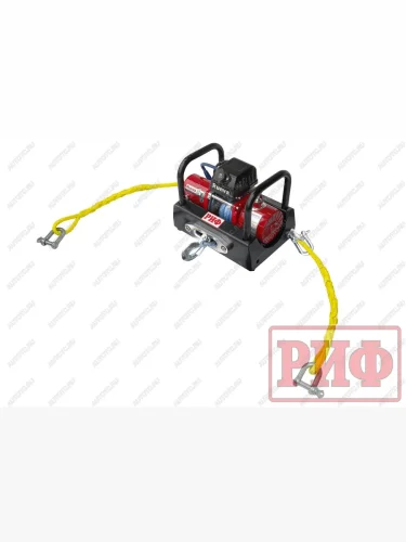 Лебёдка переносная (c площадкой и проводами (в сборе) короткий барабан) РИФ (синтетический трос) 
