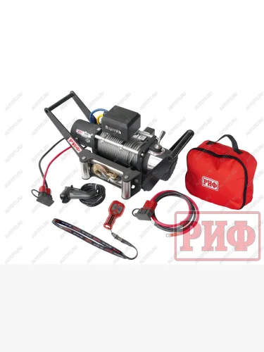 Лебёдка переносная (c площадкой в квадрат для фаркопа и проводами в сборе) РИФ Great Wall Hover H3 (2005-2010)
