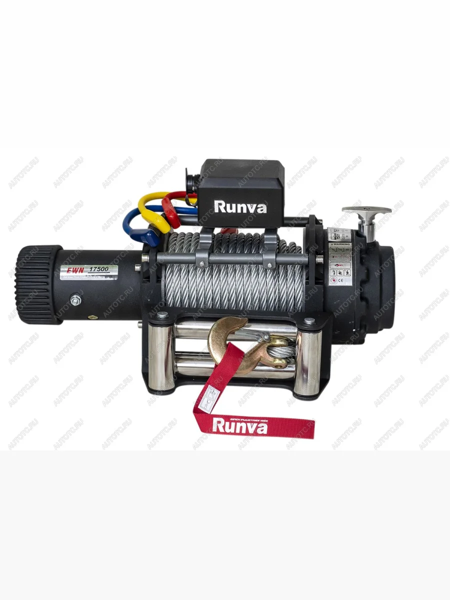 Лебёдка электрическая (индустр.) 24V Runva 17500 lbs 7960 кг RUNVA ewn17500s24v  с доставкой в г. Керчь