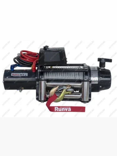 Лебёдка электрическая (24V 12500 lbs 5670 кг) RUNVA (влагозащищенная) Haval F7x (2025)