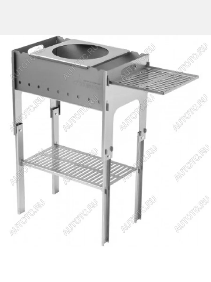 Мангал разборный ТОНАР со столиком и подставкой под казан (2 мм), сумка в комплекте ТОНАР t-m-s-pk  с доставкой в г. Керчь