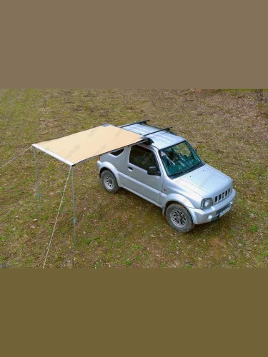 Маркиза автомобильная (1,4х2 м) РИФ (Цвет: песочный) 