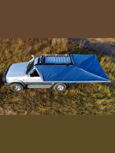 Маркиза автомобильная (безопорная, веерная, 2,3х2 м, левая) РИФ 