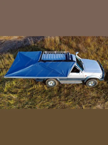 Копируемое: Маркиза автомобильная (безопорная, веерная, 2,3х2 м, правая) РИФ 