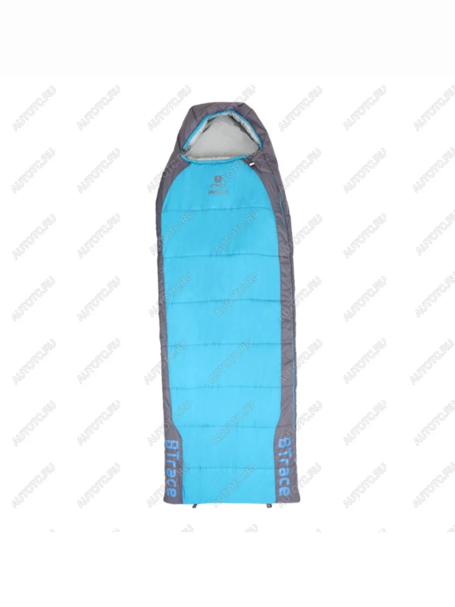 Мешок спальный BTrace Hover (Левый,СерыйСиний), (ТК: +5C) BTrace s0589  с доставкой в г. Керчь