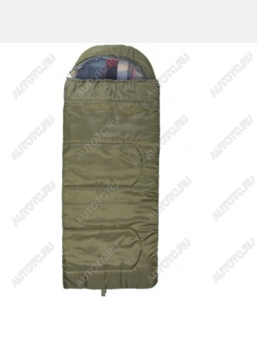 Мешок спальный Helios OLYMPUS Wide 300 (220*90, холлофайбер, зеленый), (ТК: +15C) HELIOS t-hs-sb-ow-300  с доставкой в г. Керчь