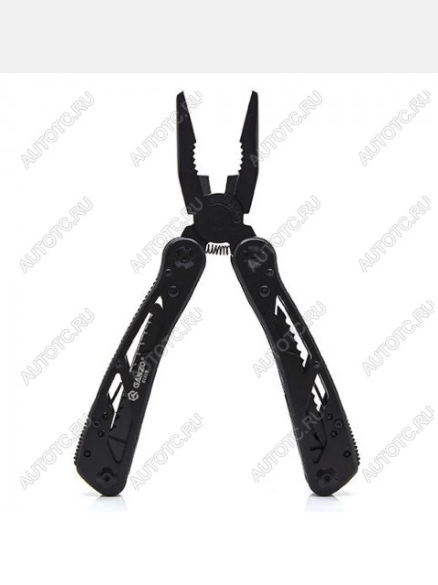 Мультитул "Ganzo", 105x50х18 мм, 24 предмета, цвет чёрный GANZO g202b  с доставкой в г. Керчь