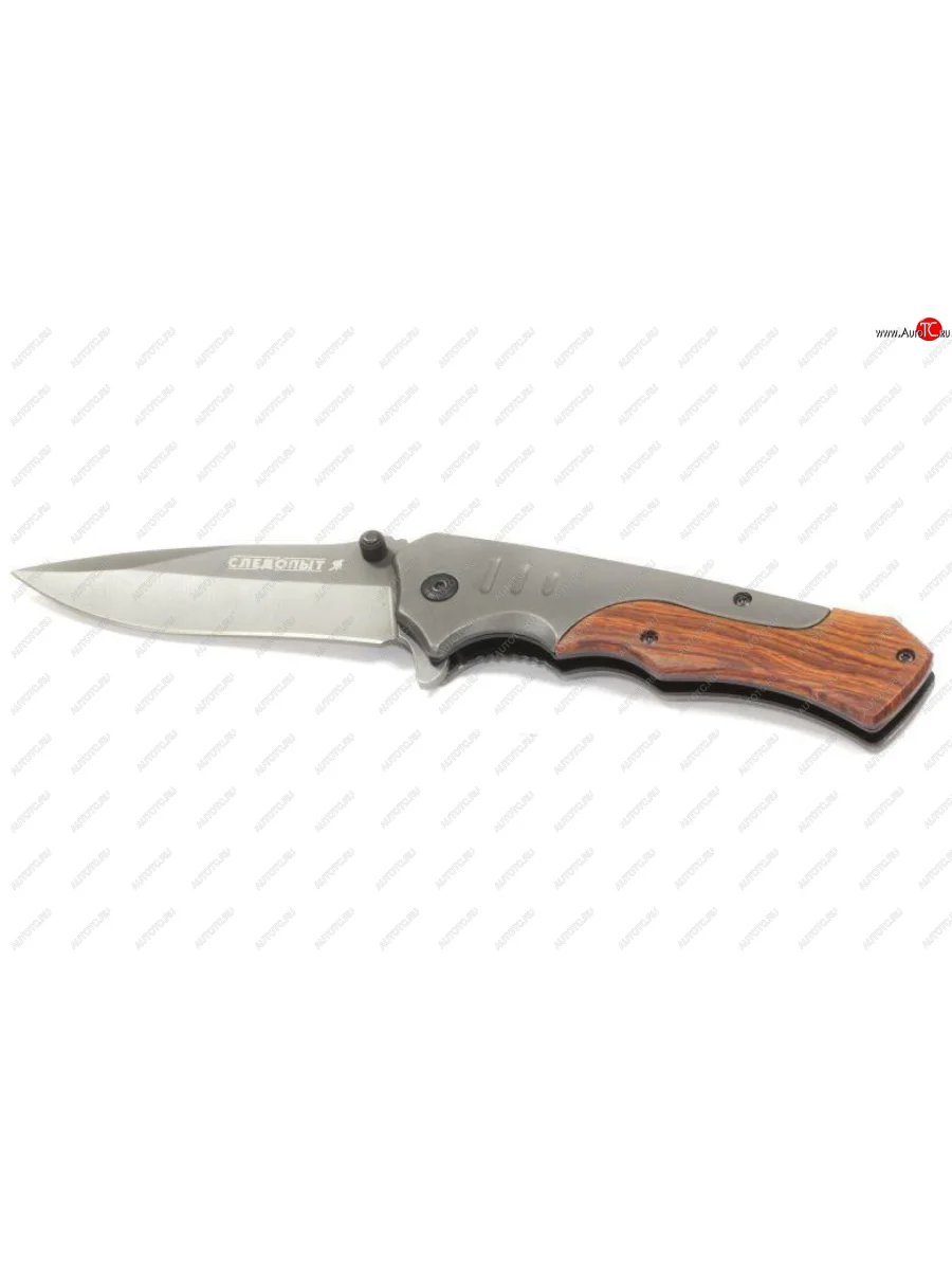 Нож туристический "СЛЕДОПЫТ", деревянная ручка, клинок 100 мм, в чехле СЛЕДОПЫТ pf-pk-17  с доставкой в г. Керчь