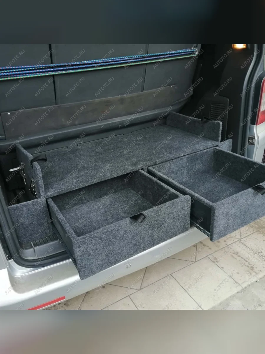 Органайзер в багажник Экспедиция Volkswagen Multivan T5 рестайлинг (2009-2015)  с доставкой в г. Керчь