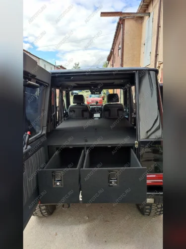Органайзер в багажник (2 выдвижных ящика) Автопол Mercedes-Benz G class W463 5 дв. 7-ой рестайлинг (2015-2018)
