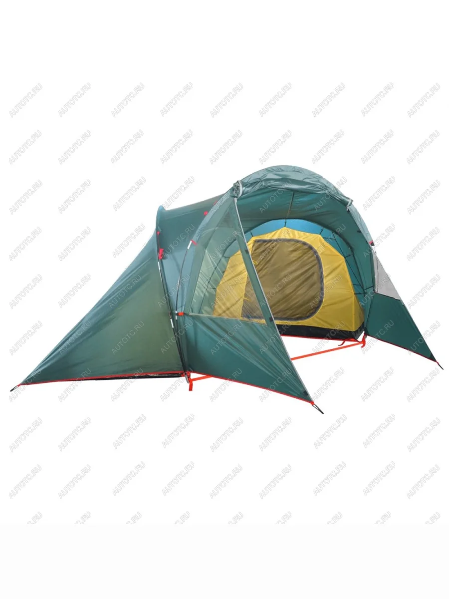 Палатка 4-х местная BTrace Double 4 Seat Ibiza Mk2,6K хэтчбэк 3 дв. дорестайлинг (1993-1999) (зеленый)  с доставкой в г. Пермь