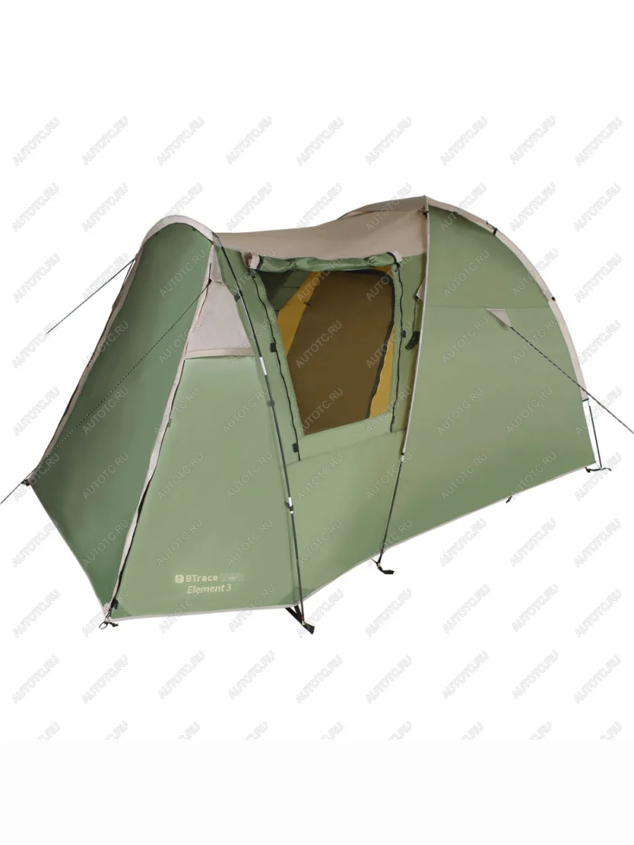 Палатка 3-местная BTrace Element 3   (зеленый/бежевый)  в Воронеже Воронежской области